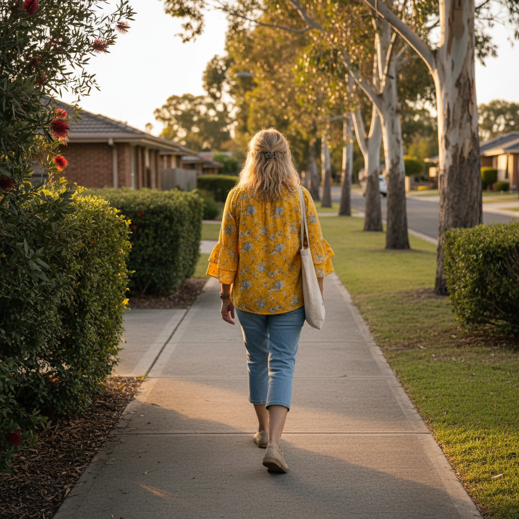 Thea™ - Vintage Blouse With Floral Pattern