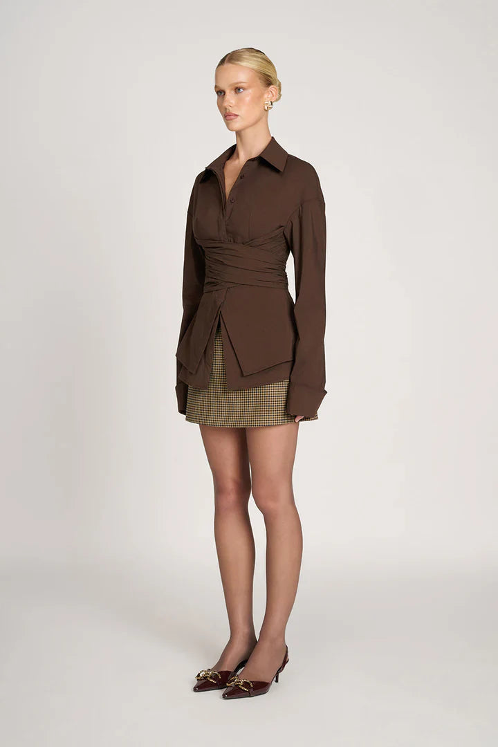 Liora Wrap Blouse