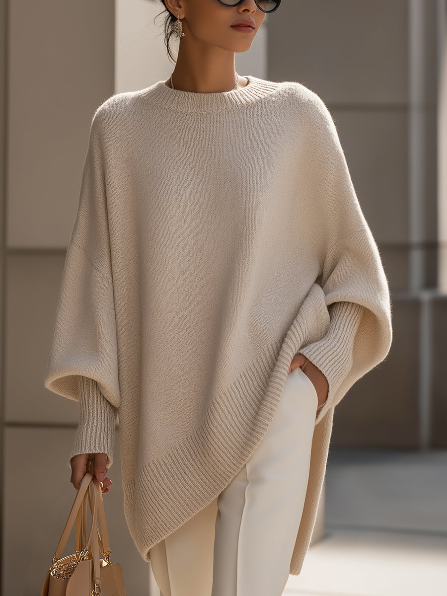 Elowra™ Asymmetric Knit Sweater