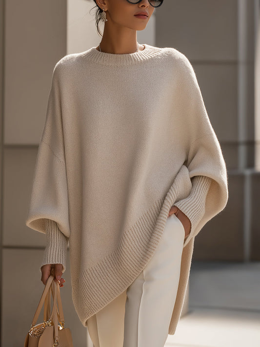 Elowra™ Asymmetric Knit Sweater