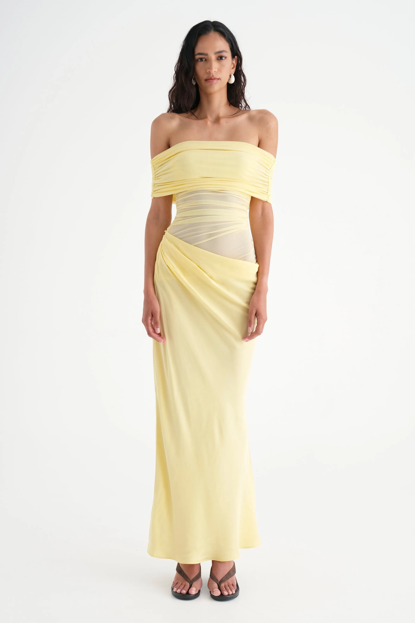 Leona Off Shoulder Maxi Dress