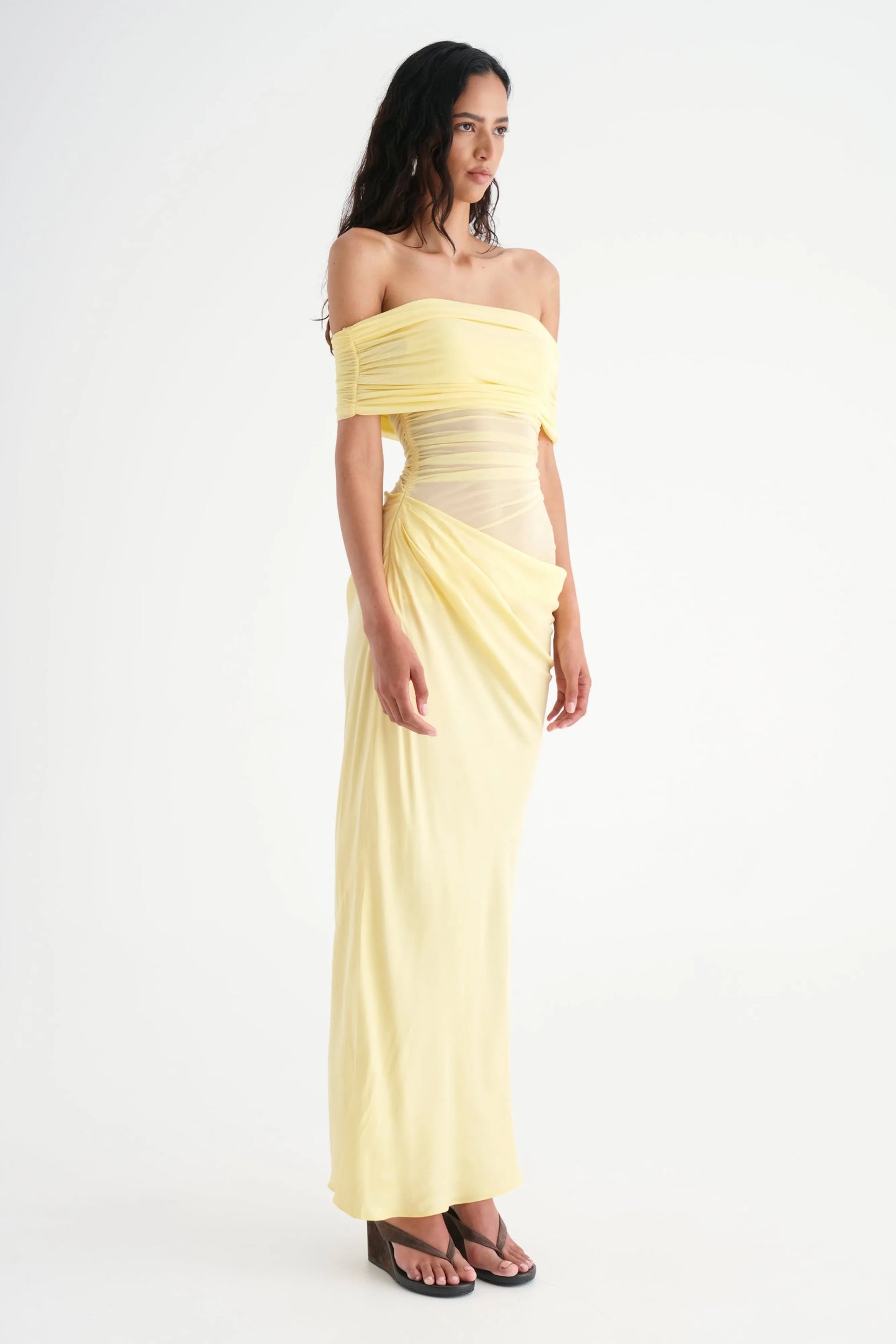 Leona Off Shoulder Maxi Dress