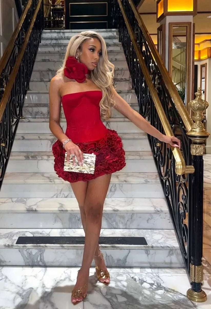 Miranda strapless mini dress