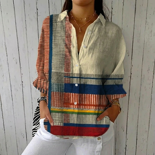 Freyja™ | Artistic Pattern Blouse
