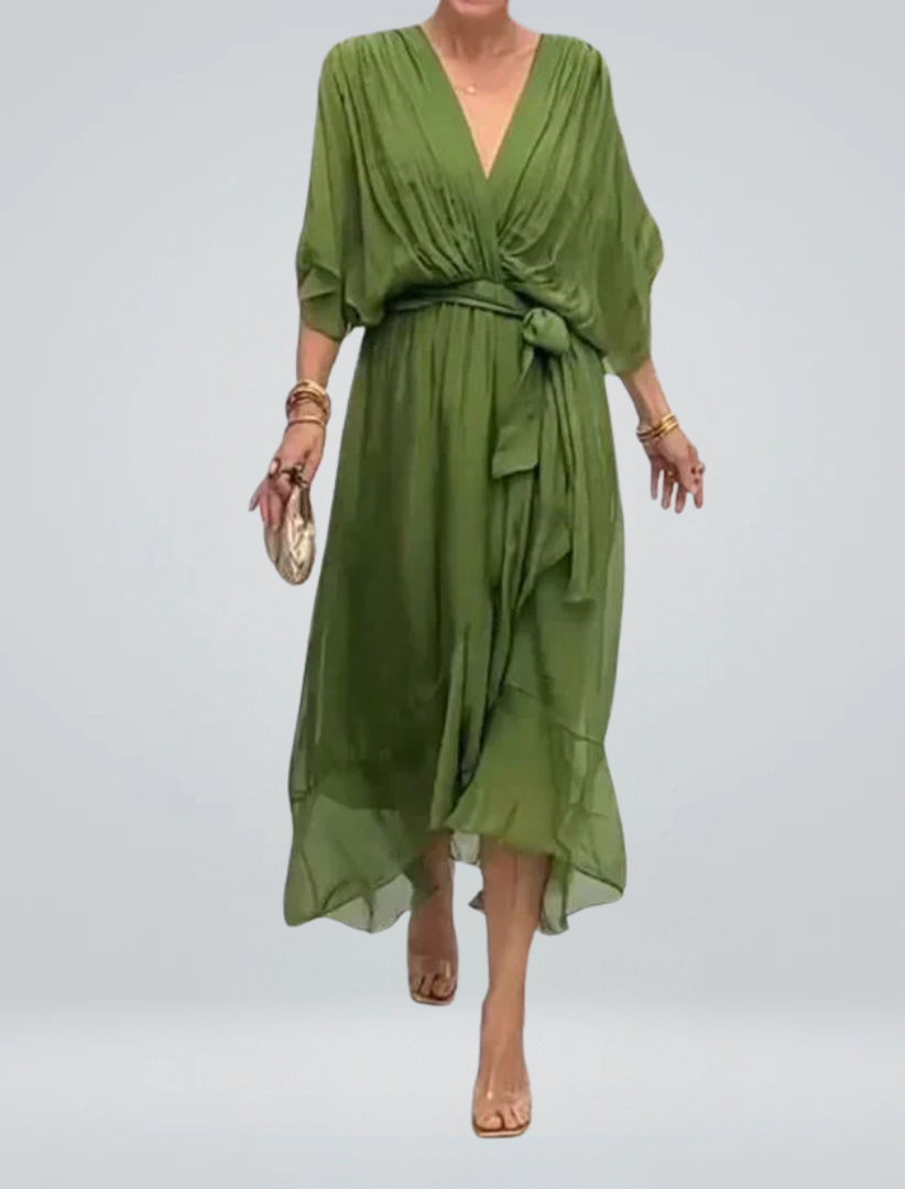 Liraina™ Chiffon Wrap Dress