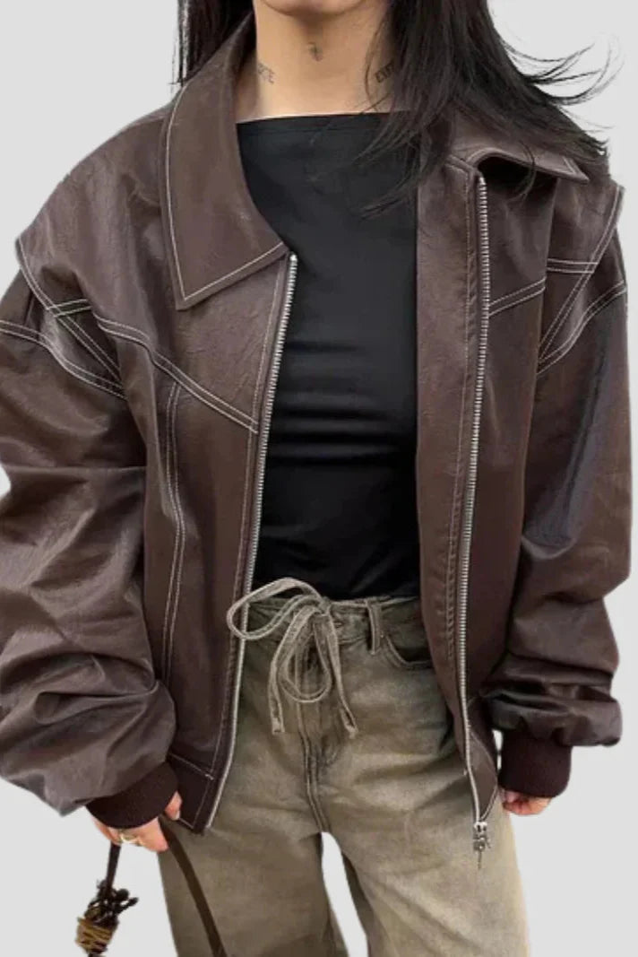 lyva - leather jacket