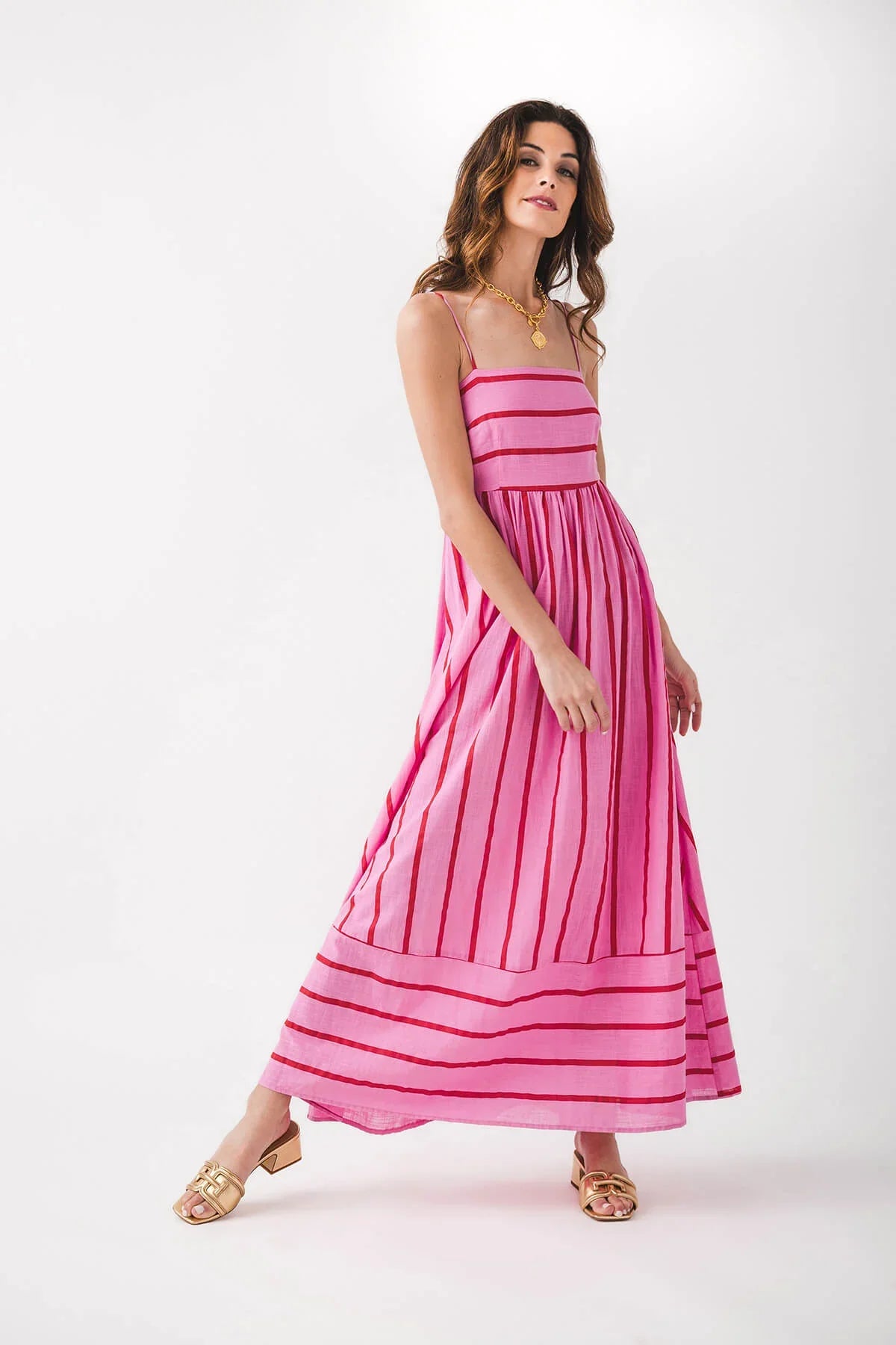 Lynsey Striped Maxi Dress