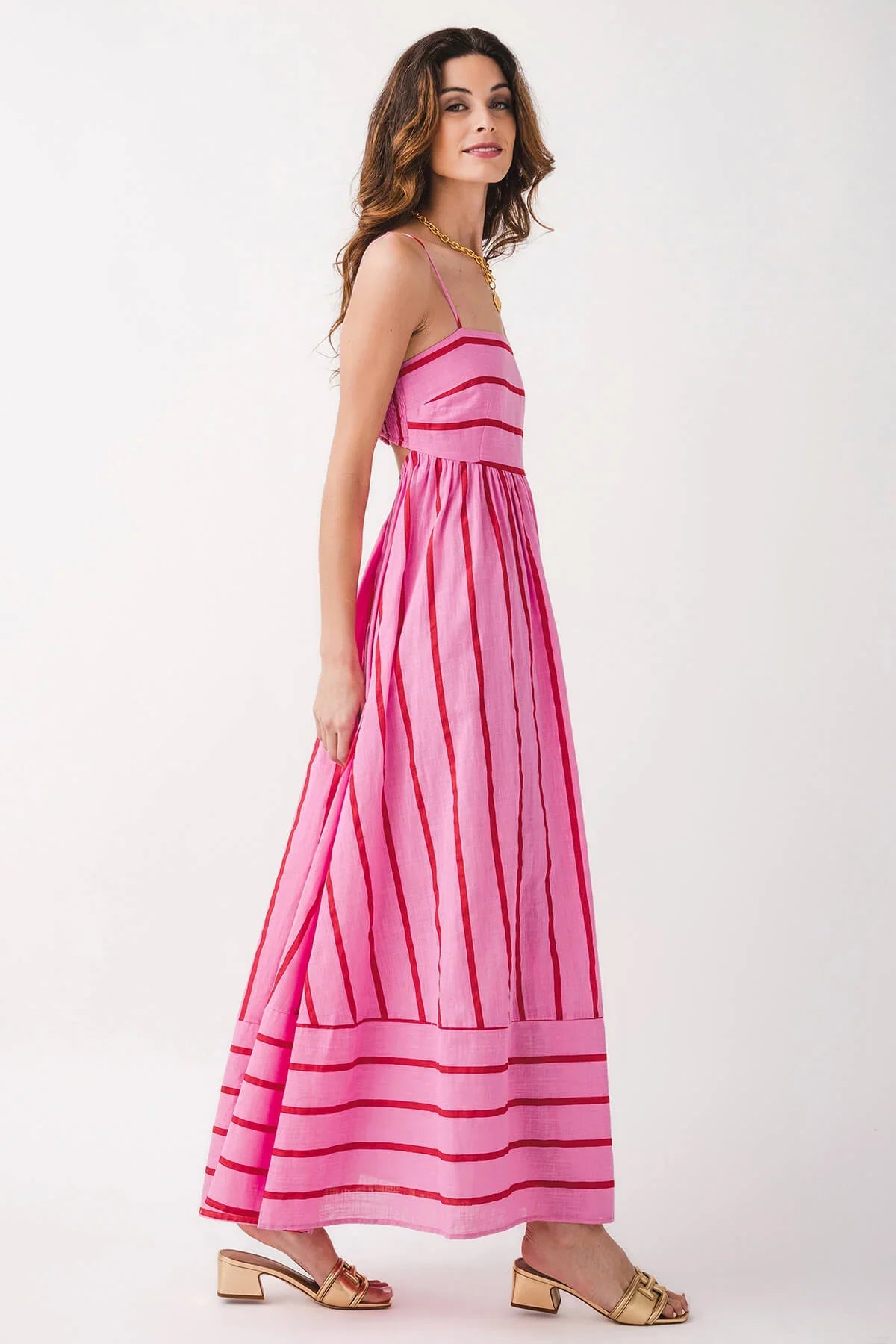 Lynsey Striped Maxi Dress