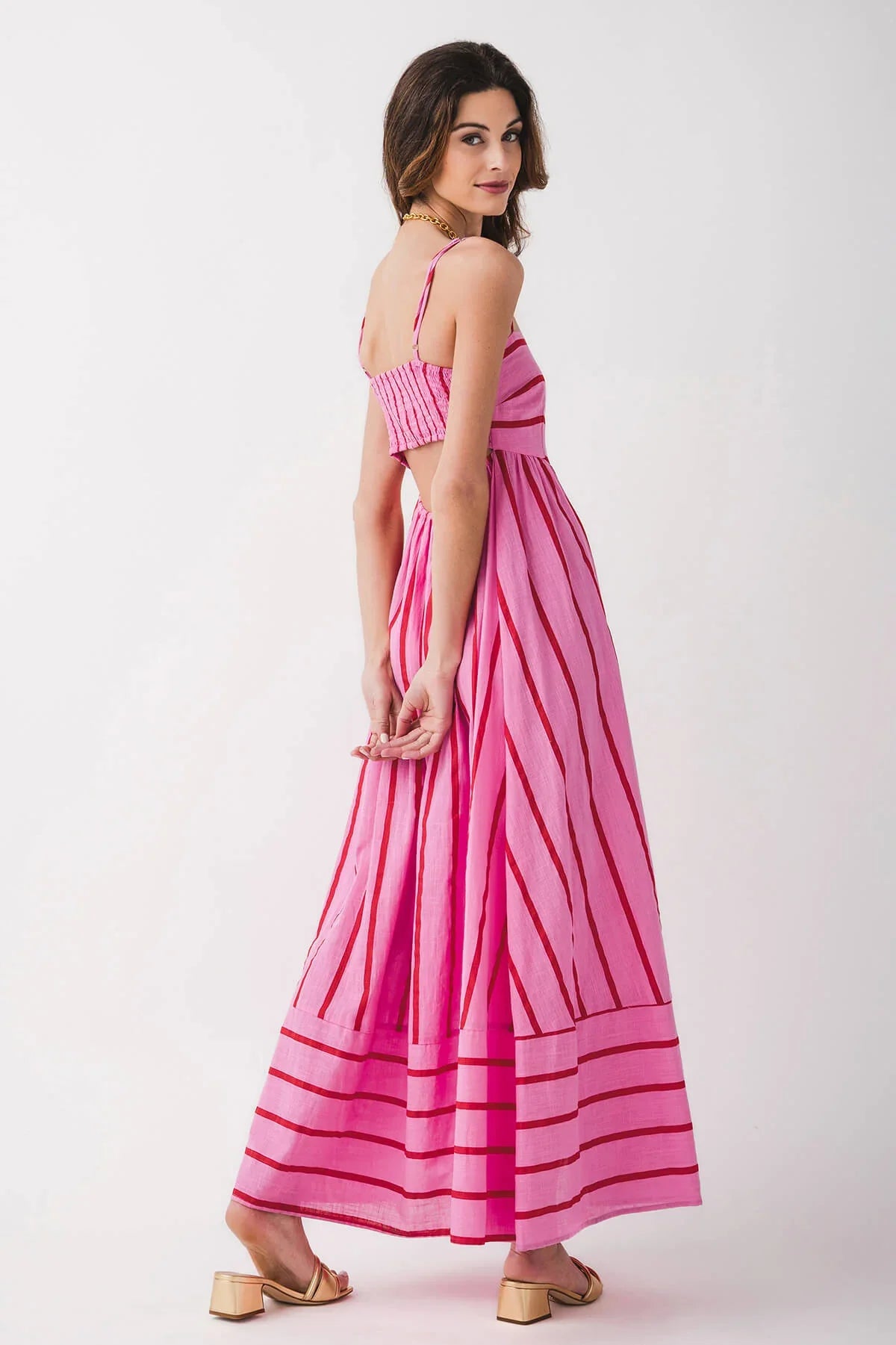 Lynsey Striped Maxi Dress