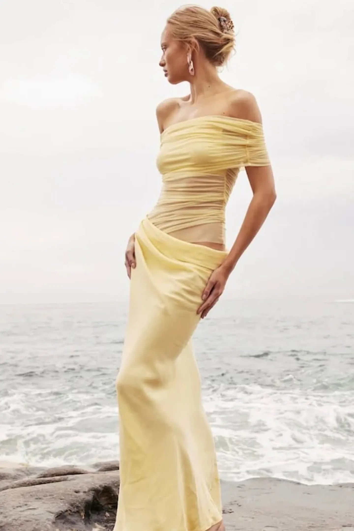 Leona Off Shoulder Maxi Dress