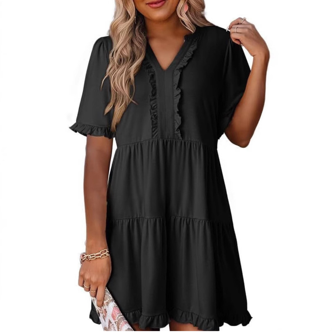 Lunira™ Ruffle Mini Dress
