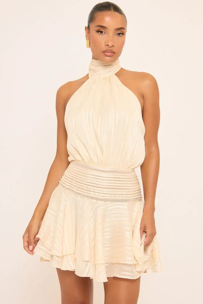 Alinea – Lace Halter Mini Dress