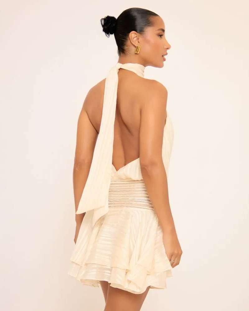 Alinea – Lace Halter Mini Dress