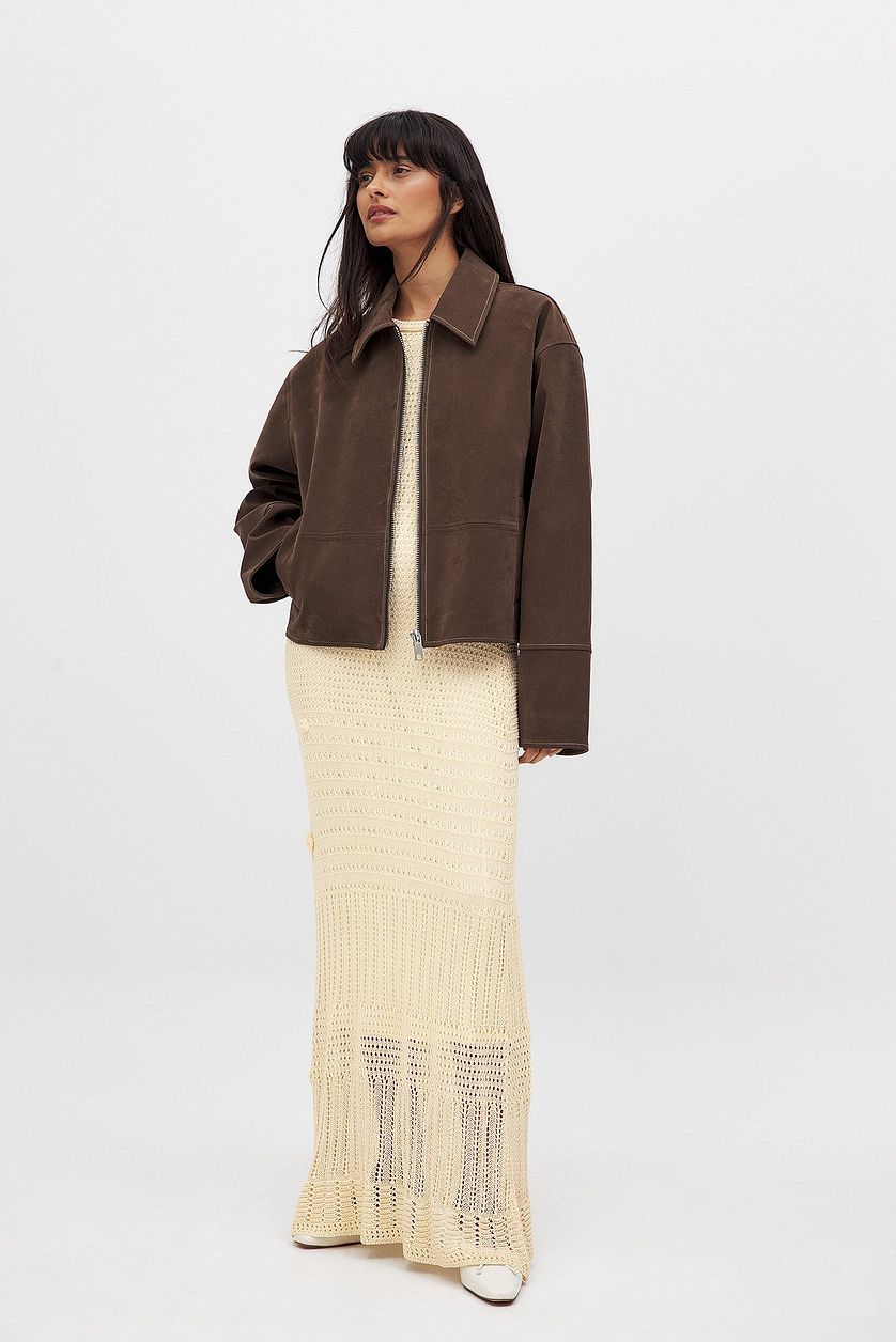 Suavé Faux Suede Jacket