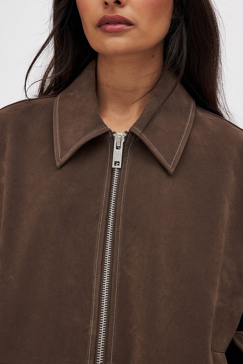 Suavé Faux Suede Jacket
