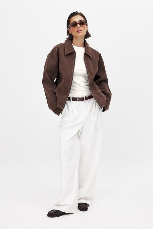 Suavé Faux Suede Jacket