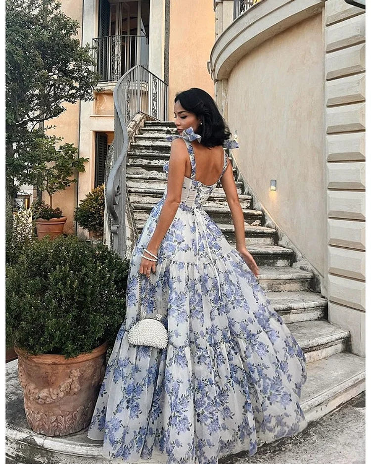 Elviera Dress – Romantic Floral Gown