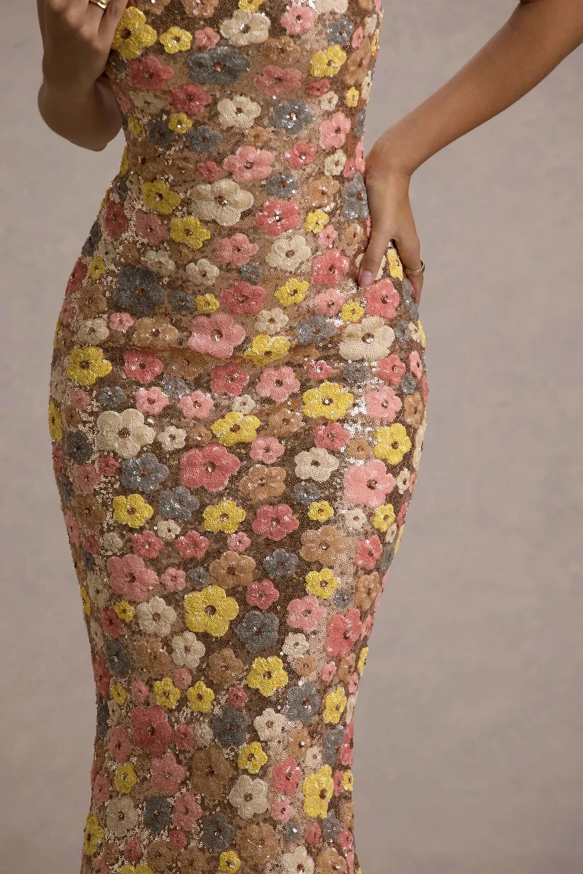 Daisy Pastel Floral Maxi Dress